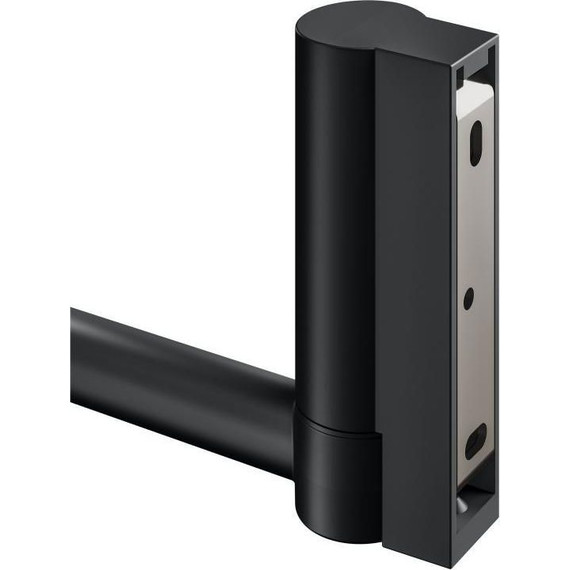 Зеркало косметическое настенное Keuco Plan 17649370002, цвет чёрный матовый - фото 10