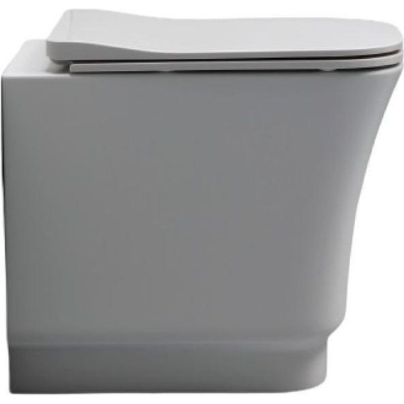 Унитаз приставной безободковый White Ceramic Idea W1000101 - фото 