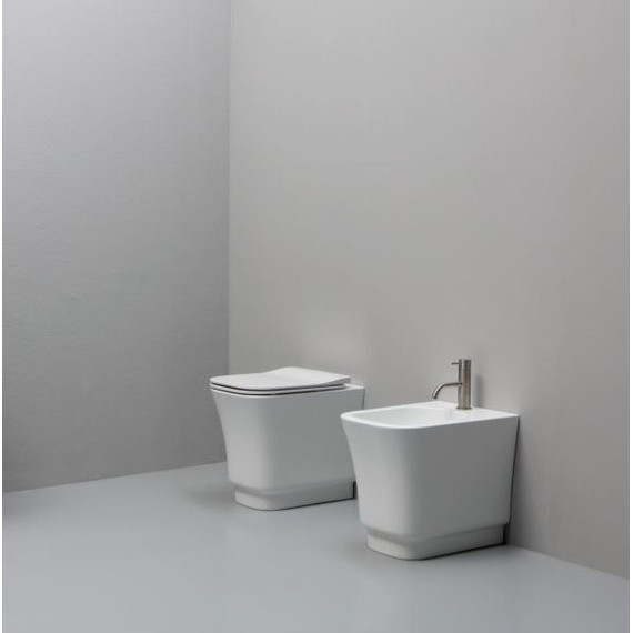 Унитаз приставной безободковый White Ceramic Idea W1000101 - фото 2