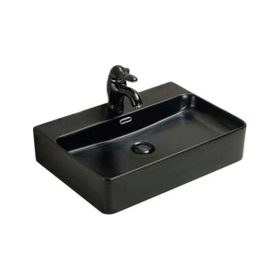 Раковина-чаша SantiLine 60 см SL-1003MB, черный матовый - фото 