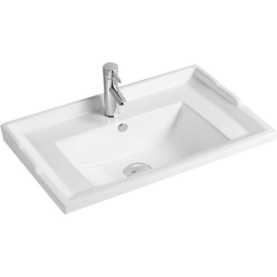 Раковина врезная на столешницу SantiLine 90 см SL-2112(90) - фото 