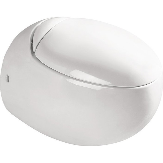 Унитаз подвесной SantiLine SL-5001 с крышкой микролифт - фото 