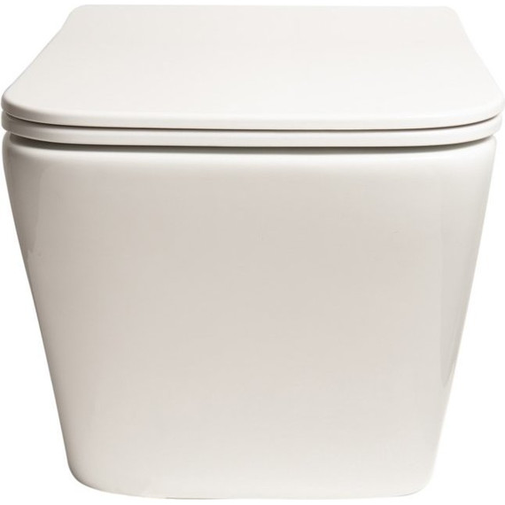 Унитаз-биде подвесной безободковый SantiLine SL-5004SM-BD с крышкой микролифт - фото 3