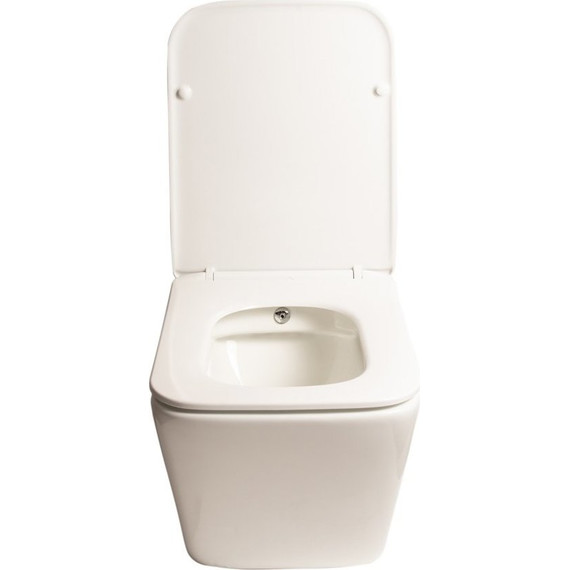 Унитаз-биде подвесной безободковый SantiLine SL-5004SM-BD с крышкой микролифт - фото 5