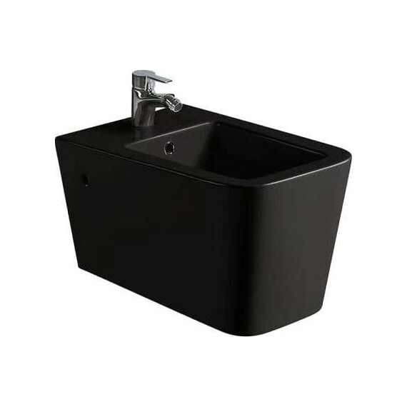 Биде подвесное SantiLine SL-5054MB, черный матовый - фото 