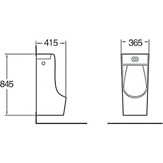 Писсуар подвесной сенсорный SantiLine SL-6003 - фото 3