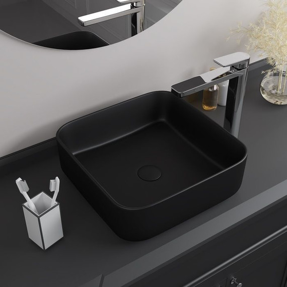 Раковина-чаша Iddis Bridge 39 см BRIBM04i27, черный матовый - фото 5