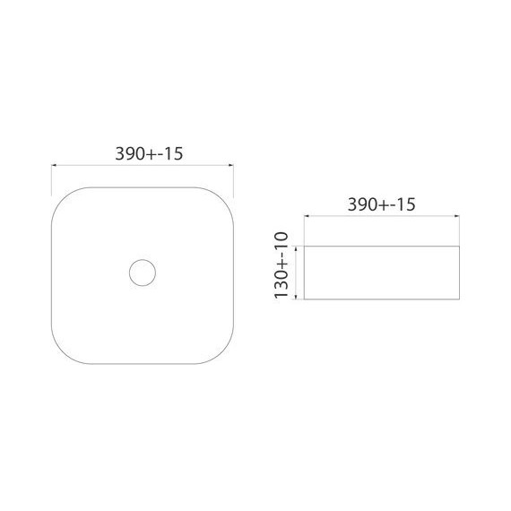Раковина-чаша Iddis Bridge 39 см BRIGM04i27, серый матовый - фото 6