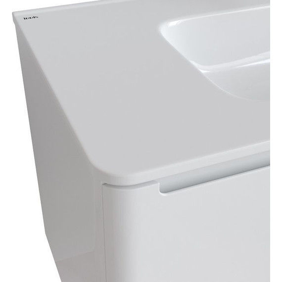 Тумба напольная с раковиной Iddis Edifice 100 см EDI10WFi95K, белый глянец - фото 7