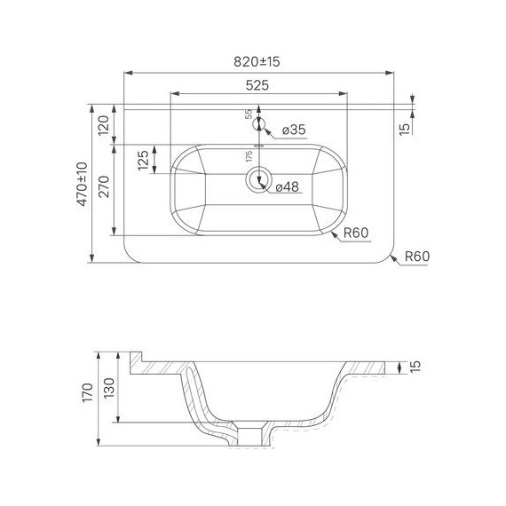 Тумба напольная с раковиной Iddis Edifice 80 см EDI80WFi95K, белый глянец - фото 12