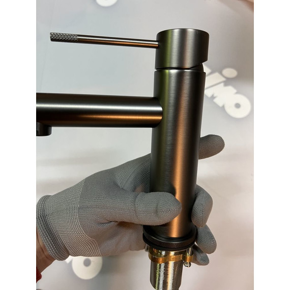 Смеситель для раковины Timo Saona 2361/18F, черное золото - фото 6