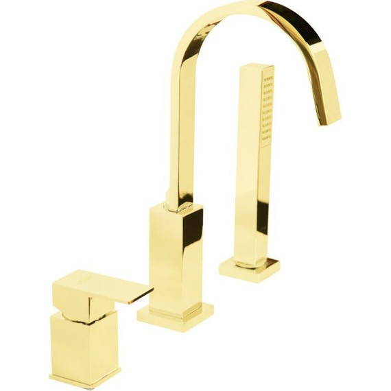 Смеситель для ванны Cezares UNIKA-BVD3-03/24, золото, Цвет производителя: золото - фото 