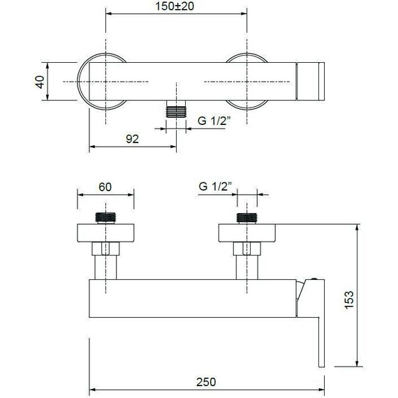 Смеситель для душа Cezares UNIKA-DM-03/24, золото, Цвет производителя: золото - фото 5