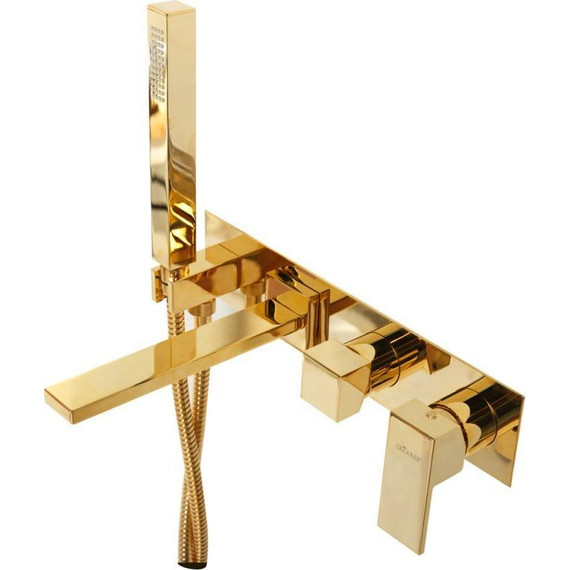 Смеситель для ванны Cezares UNIKA-VDM2-03/24, золото, Цвет производителя: золото - фото 2