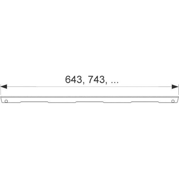 Решетка TECEdrainline "quadratum" для трапа 150 см 601550, нержавеющая сталь, хром глянцевый - фото 4