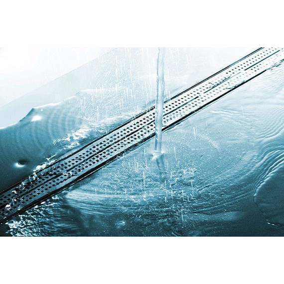 Решетка TECEdrainline "quadratum" для трапа 70 см 600750, нержавеющая сталь, хром глянцевый - фото 2