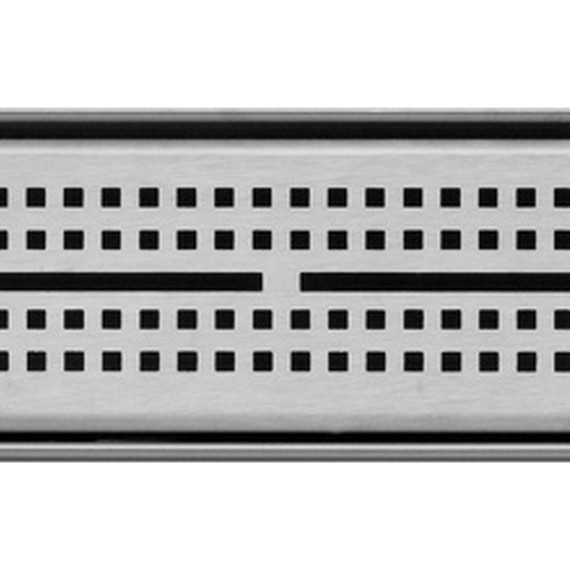 Решетка TECEdrainline "quadratum" для трапа 90 см 600951, нержавеющая сталь, хром матовый - фото 4