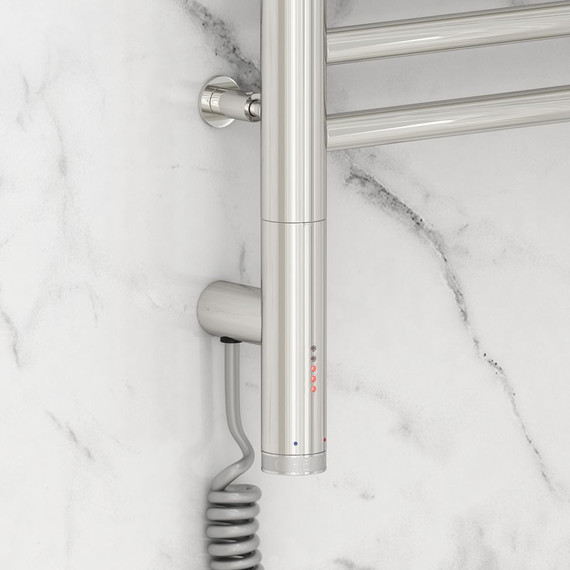 Полотенцесушитель электрический Сунержа Богема 3.0 П9 500x500 мм (прямая перемычка) 00-5804-5050 L - фото 3