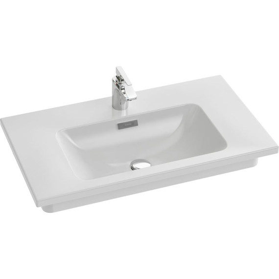 Тумба подвесная с раковиной Jacob Delafon Madeleine 80 см EB2053-J54, серый матовый - фото 3