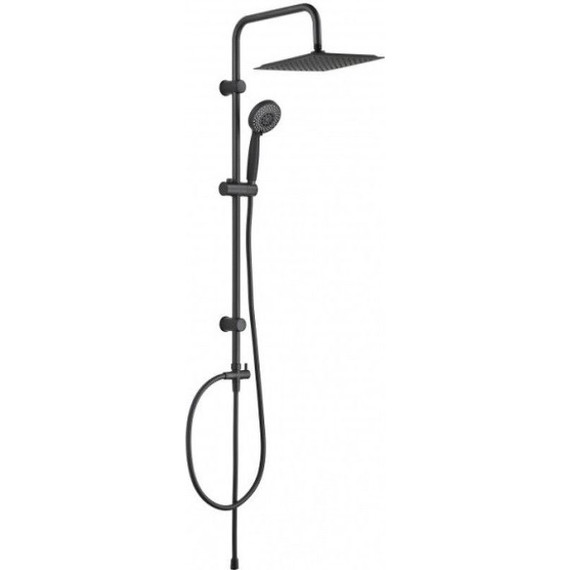 Душевая стойка Aquanet Passion S AF300-70-S-B 261837, чёрный матовый - фото 