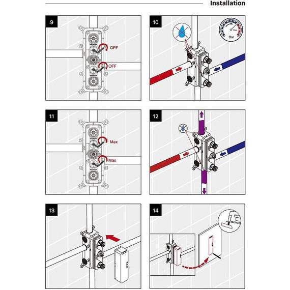 Душевая система для ванны с термостатом Timo Petruma SX-5049/17SM, золото матовое - фото 6