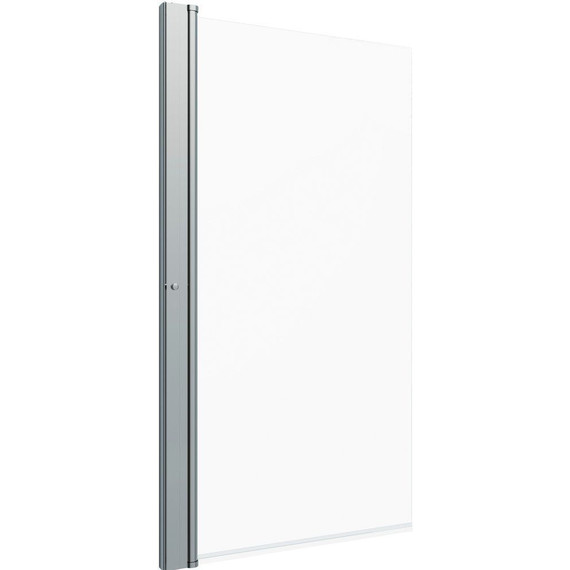 Шторка для ванны Triton Соло-Квад, алюминий/прозрачное - фото 