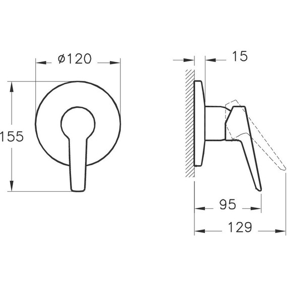 Набор для гигиенического душа Vitra Hygienic A49271EXP - фото 4