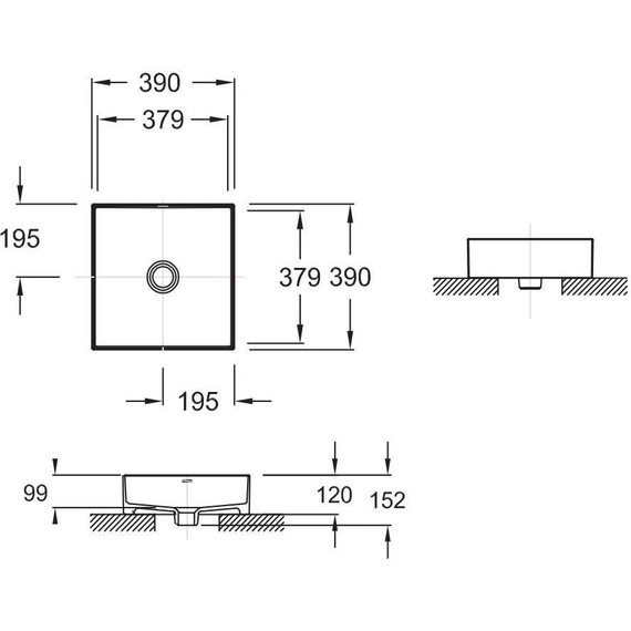 Раковина-чаша Jacob Delafon Delta Pure 39 см E90011-0 - фото 5