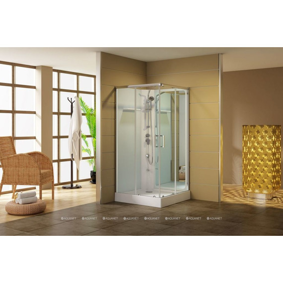 Душевое кабина Aquanet Passion S 2.0 90x90 см 263869, хром/прозрачное (безсиликоновая сборка) - фото 4