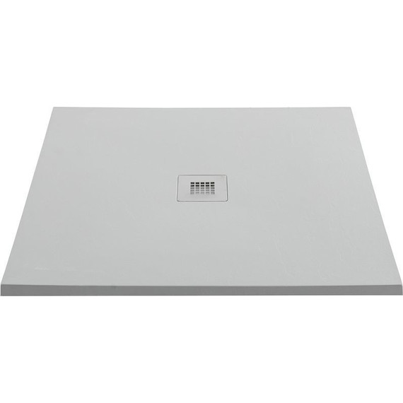 Каменный поддон Aquanet Pleasure 100x100 см 258875, серый - фото 2