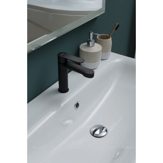 Смеситель для раковины Aquanet Passion AF300-10B 243293, чёрный матовый - фото 3