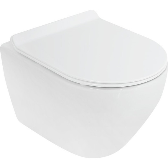 Унитаз подвесной безободковый Cezares Stylus CZR-513-TH-R - фото 