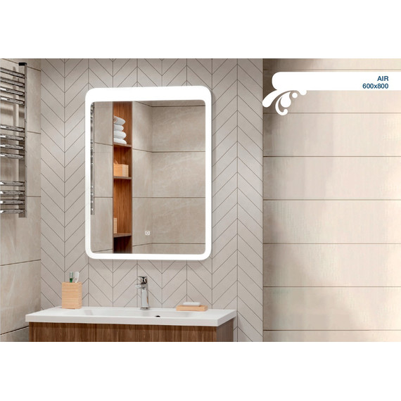 Зеркало Mirsant Air 60 см - фото 2