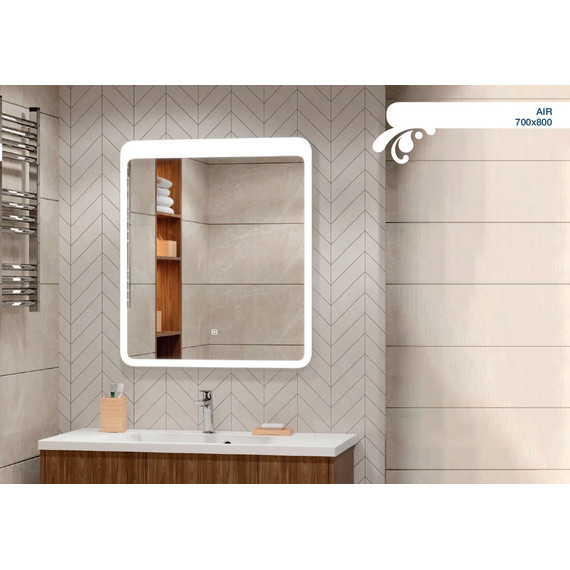 Зеркало Mirsant Air 70 см - фото 2