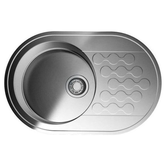 Мойка кухонная Omoikiri Kasumigaura 77-IN (4993728) 0,8 мм, Цвет производителя: нержавеющая сталь - фото 