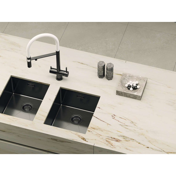 Мойка кухонная Omoikiri Taki 44-U/IF-GM (4973521) 1,2 мм, вороненая сталь, Цвет производителя: вороненая сталь - фото 3