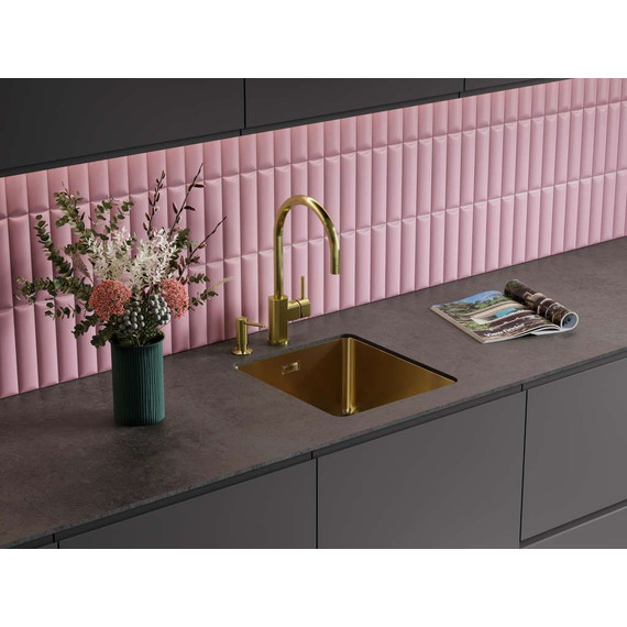 Смеситель для кухни Omoikiri Wakayama-GM 4994291, светлое золото - фото 2