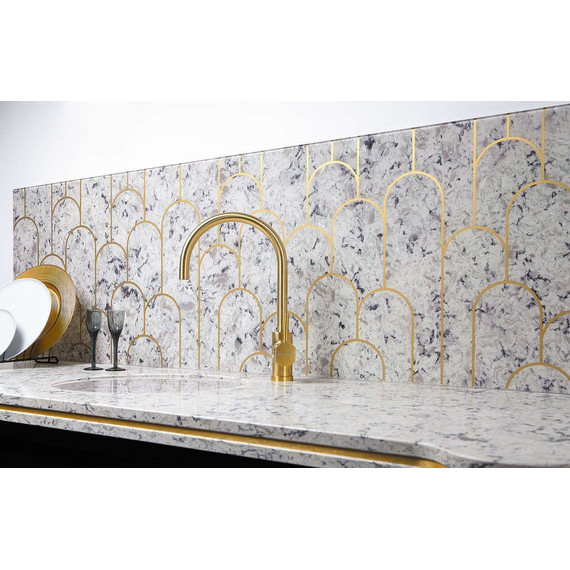 Смеситель для кухни Omoikiri Wakayama-GM 4994291, светлое золото - фото 3