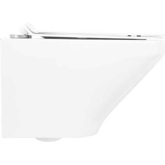 Унитаз подвесной безободковый BelBagno Sela BB3201CHR, Цвет производителя: белый - фото 4