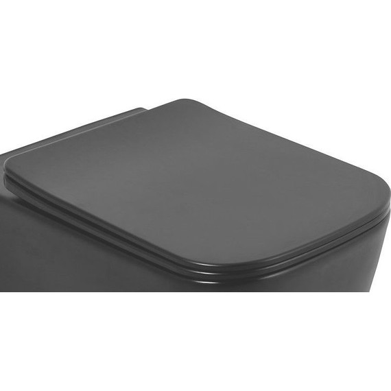 Сиденье с крышкой для унитаза BelBagno Ardente-C микролифт BB3202SC-MB, чёрный матовый - фото 