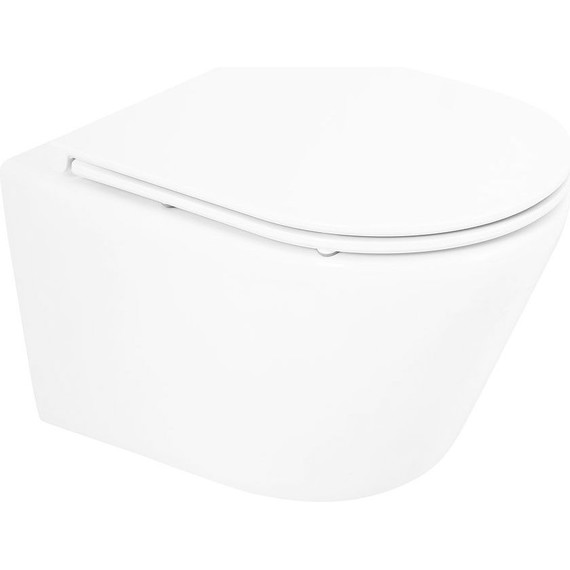 Унитаз подвесной безободковый BelBagno Tre BB8001CHR/SC с крышкой микролифт - фото 6