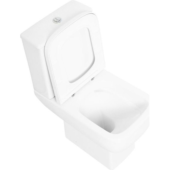 Унитаз-компакт безободковый BelBagno Aurora BB8604CPR/SC с крышкой микролифт - фото 3