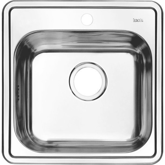 Кухонная мойка Iddis Strit STR48S0i77 0,8 мм, сатин - фото 