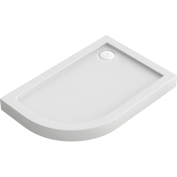 Акриловый поддон Bas Раунд R 120x80 см R - фото 