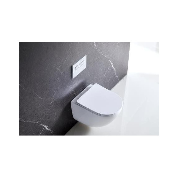 Унитаз подвесной безободковый BelBagno Amanda BB051CHR - фото 2