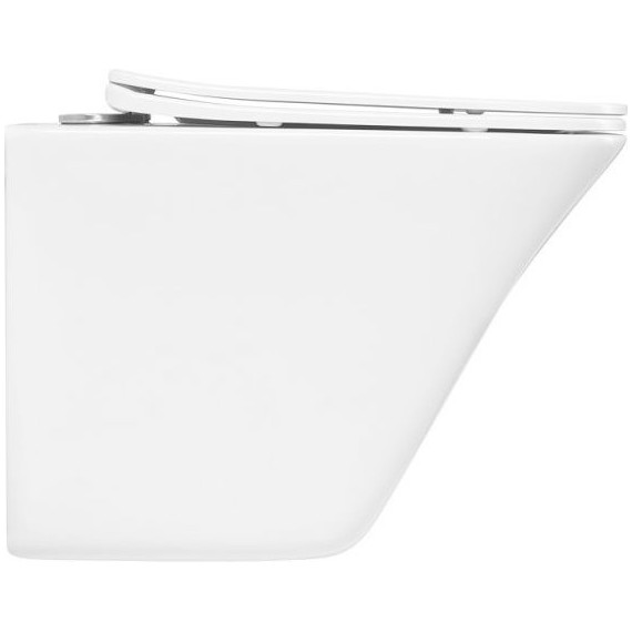 Унитаз подвесной безободковый BelBagno Marmi BB052CHR - фото 3