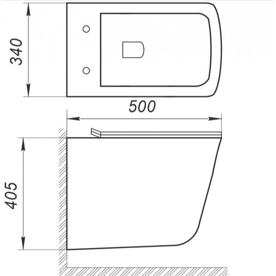 Унитаз подвесной безободковый BelBagno Marmi BB052CHR - фото 10
