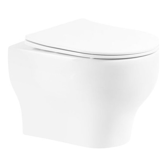 Унитаз подвесной безободковый BelBagno Lucie BB063CHR - фото 