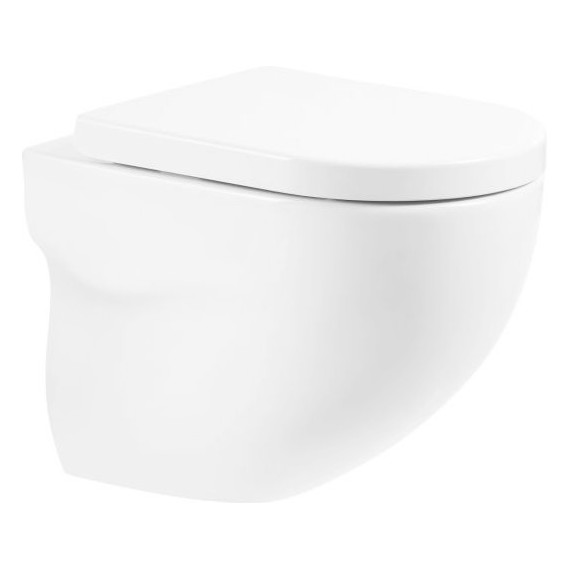 Унитаз подвесной безободковый BelBagno Onda BB066CHR - фото 2