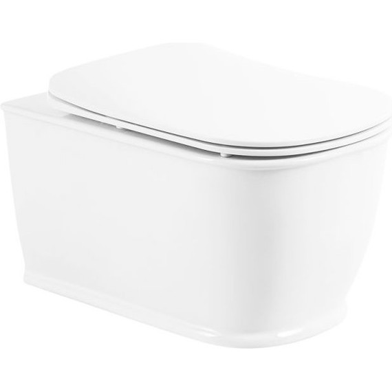 Унитаз подвесной безободковый BelBagno Prado BB10150CH - фото 